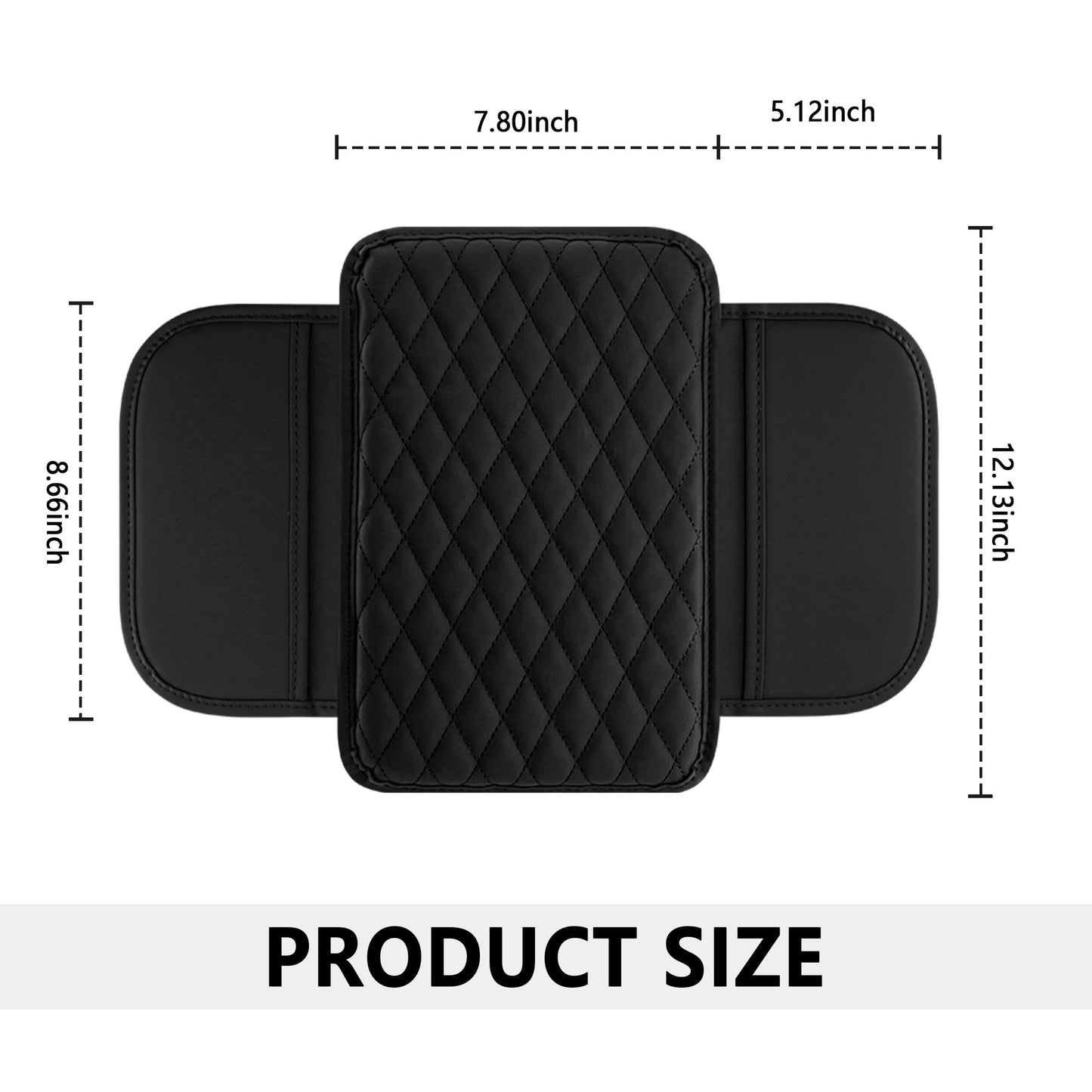 Stacool Car Armrest Cushion Cover – Black