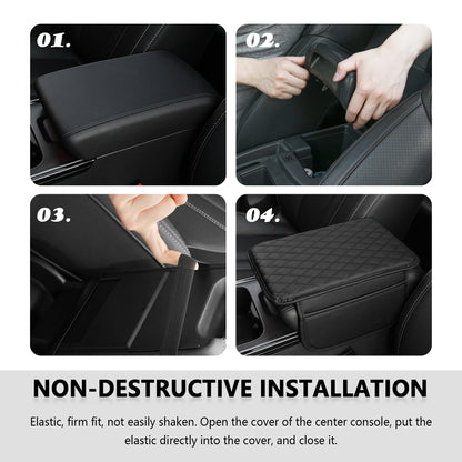 Stacool Car Armrest Cushion Cover – Black