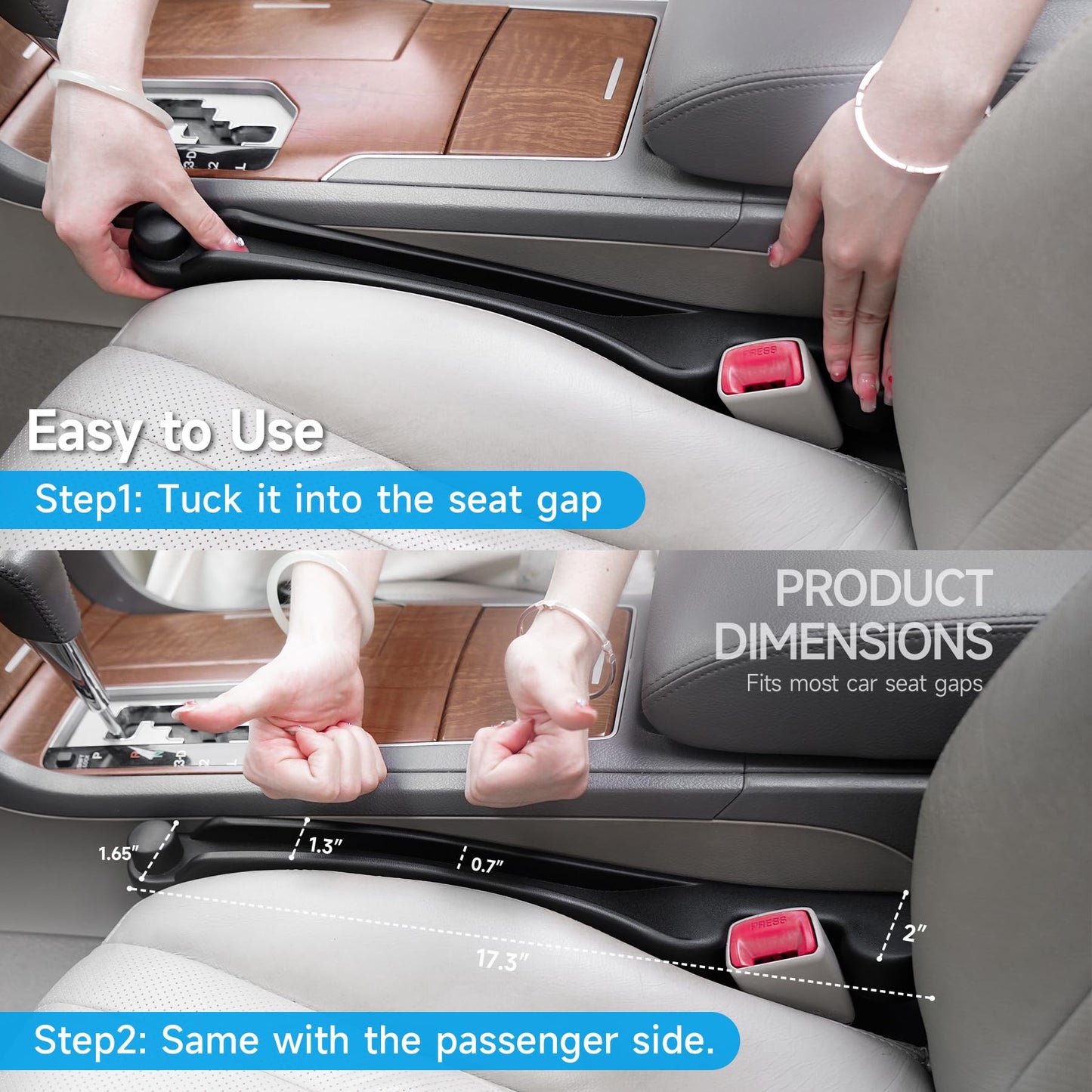 Givifive Soft Foam Car Seat Gap Stopper for SUV & Truck