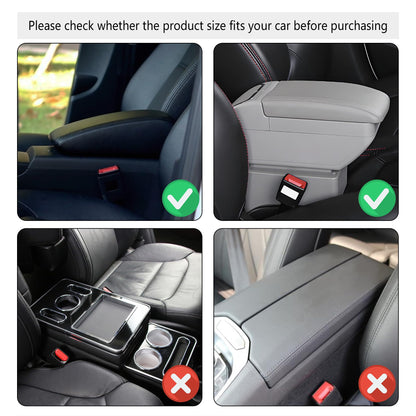 Stacool Car Armrest Cushion Cover – Black