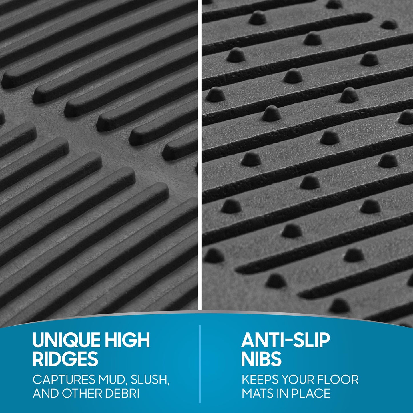 BDK Universal Fit Car Floor Mats for SUV & Truck