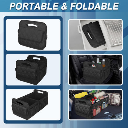 Deosk Waterproof Car Trunk Organizer – 50L Capacity