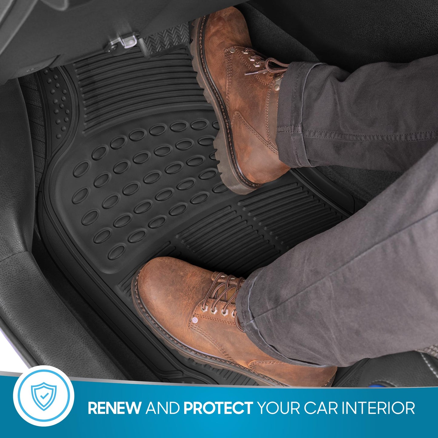 BDK Universal Fit Car Floor Mats for SUV & Truck